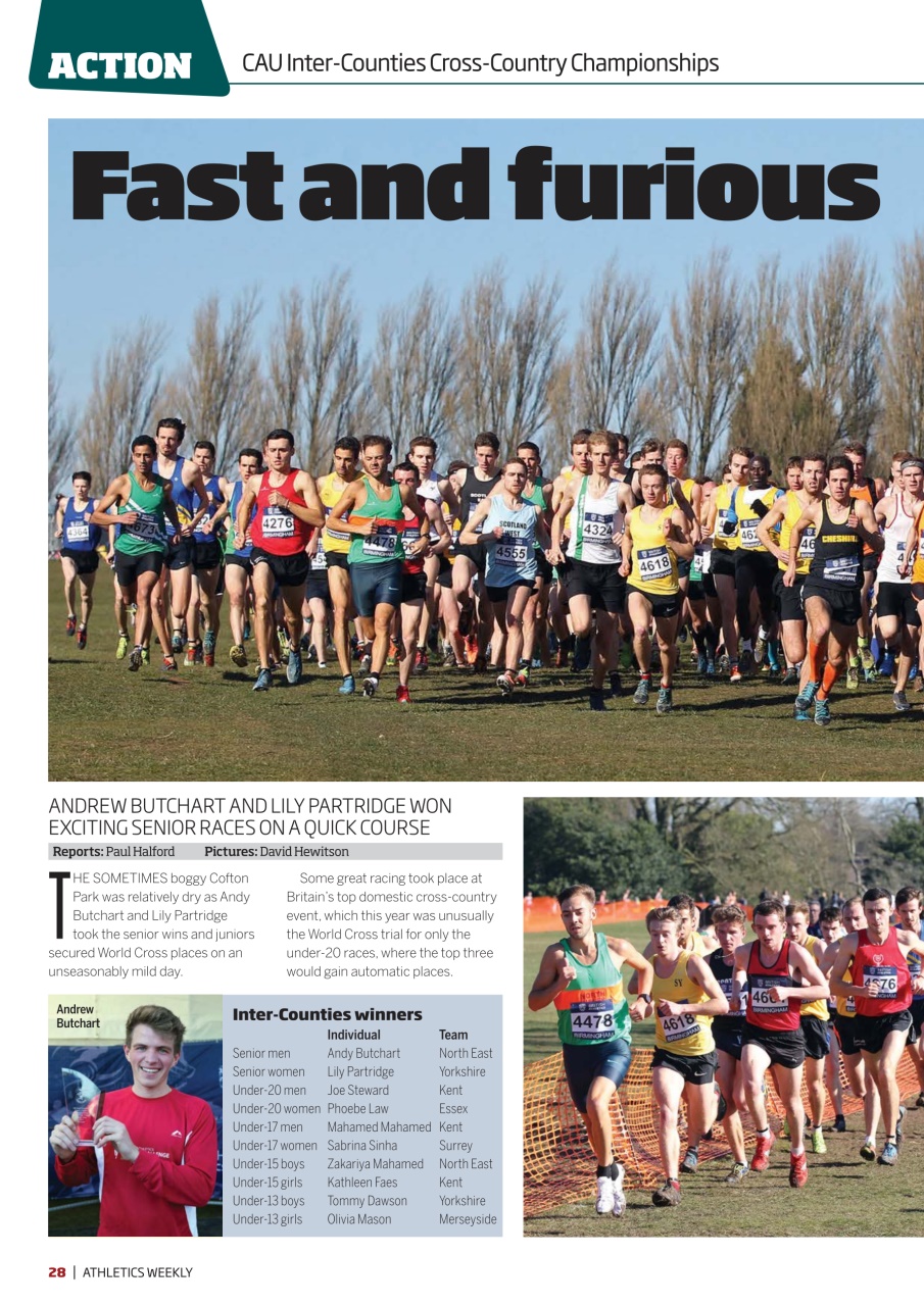 AW – Athletics Weekly Magazine Preview Pages