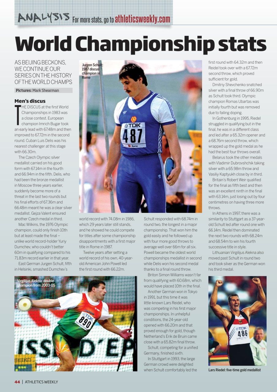 AW – Athletics Weekly Magazine Preview Pages