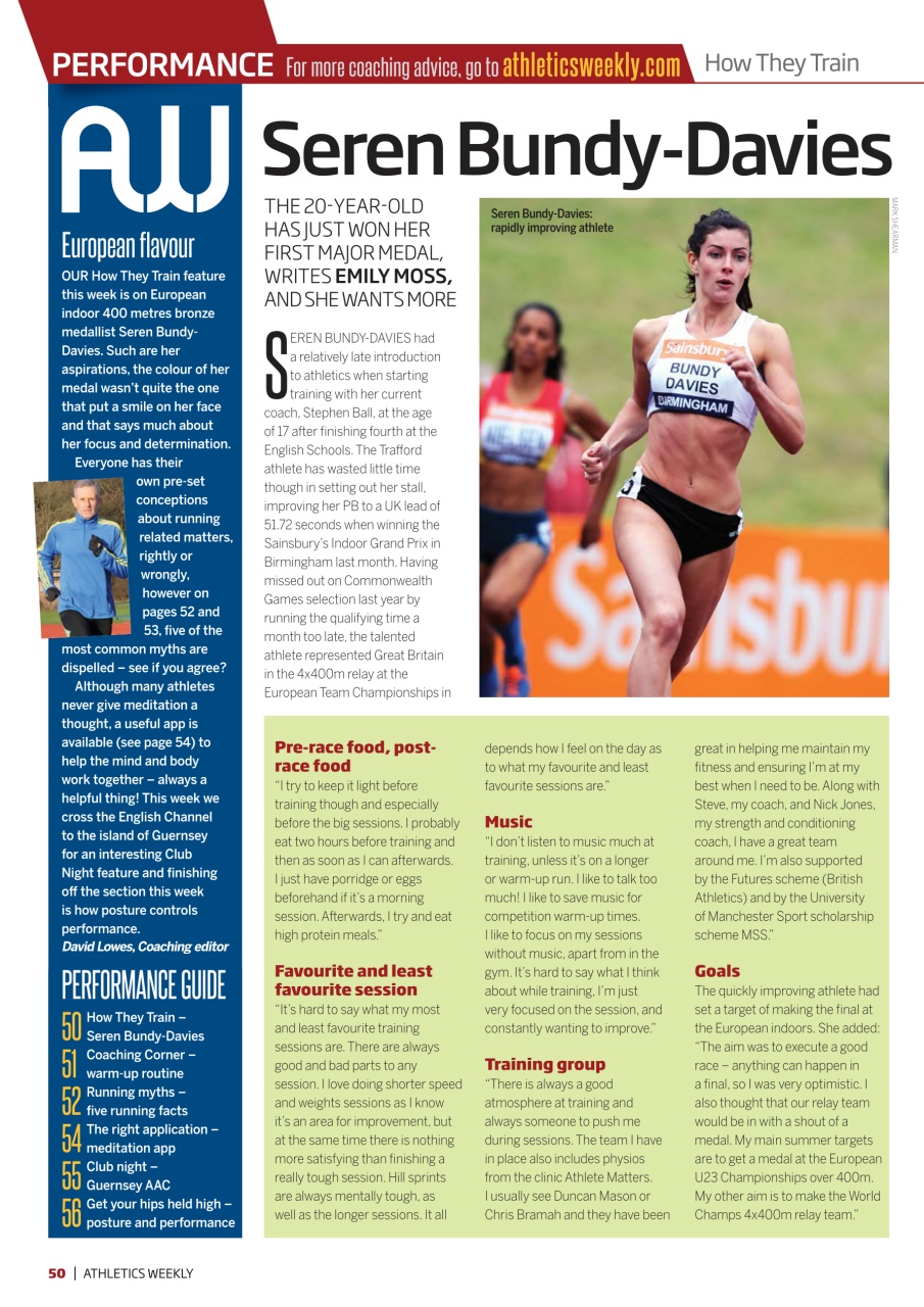 AW – Athletics Weekly Magazine Preview Pages
