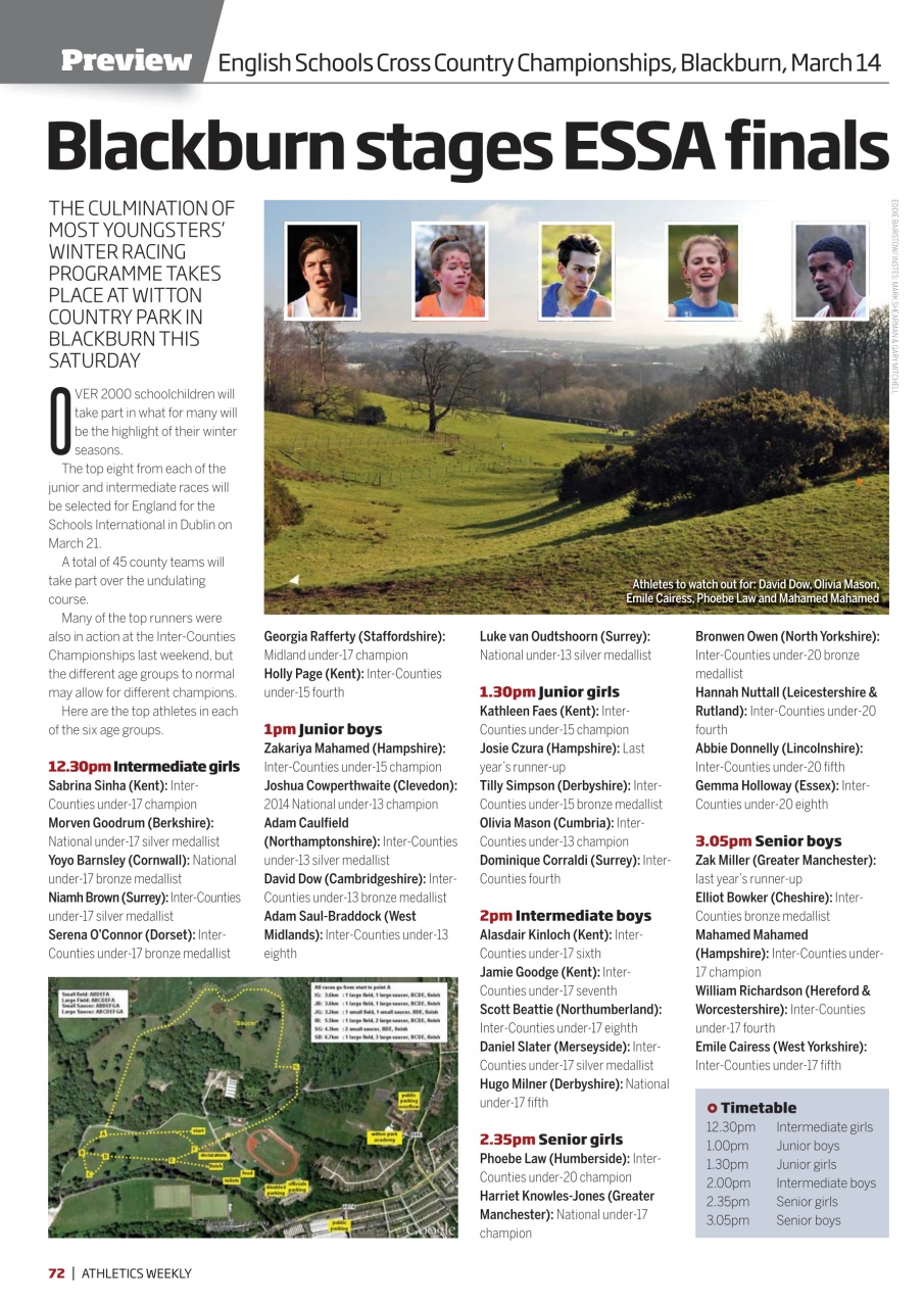 AW – Athletics Weekly Magazine Preview Pages