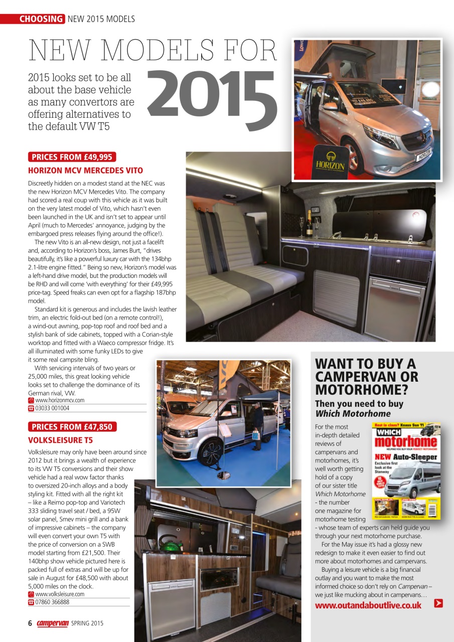 Campervan Preview Pages