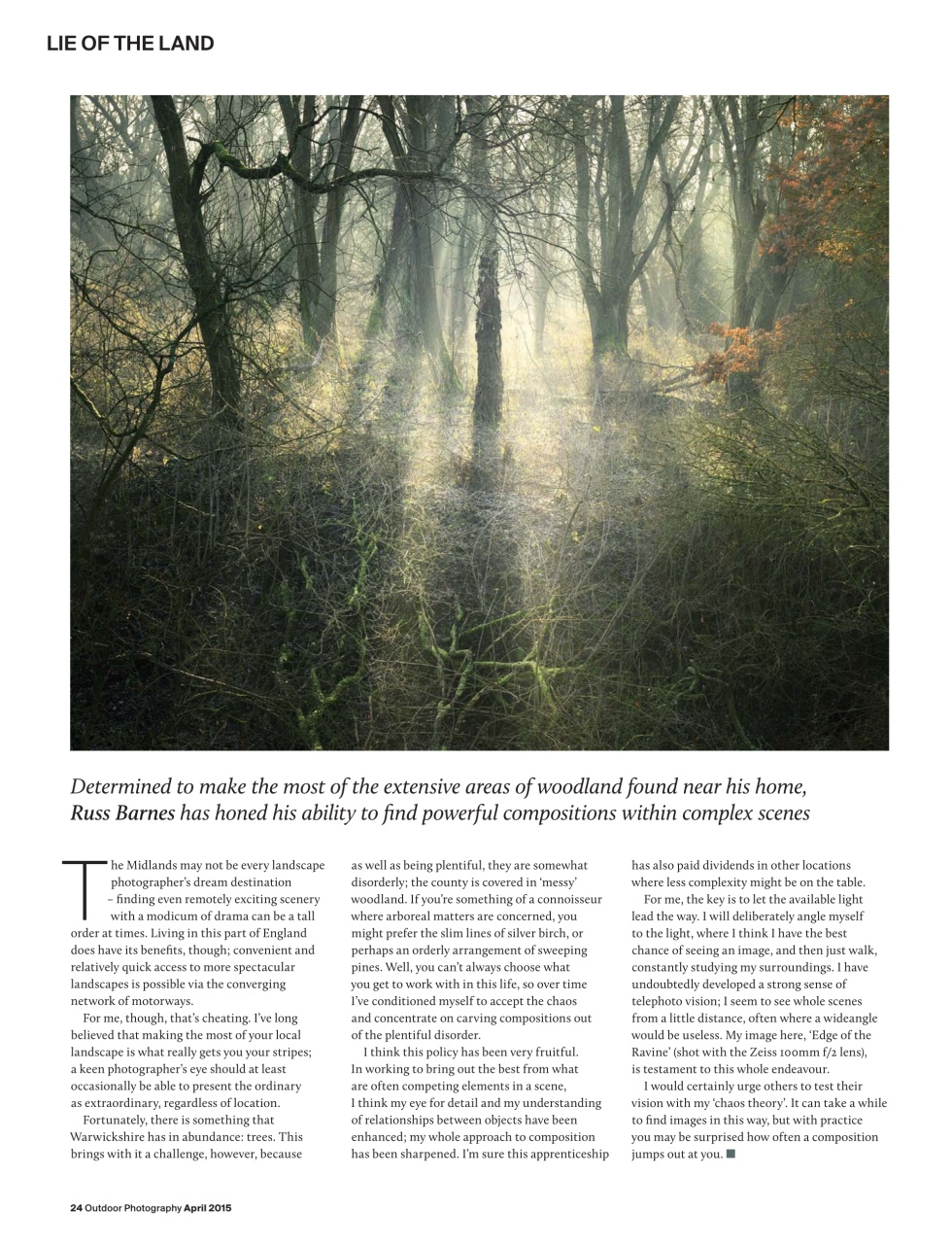 Outdoor Photography Preview Pages