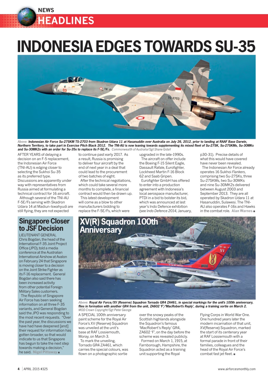 AirForces Monthly Preview Pages