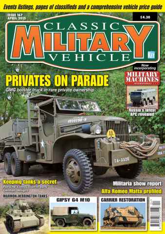 Classic Military Vehicle issue April 2015