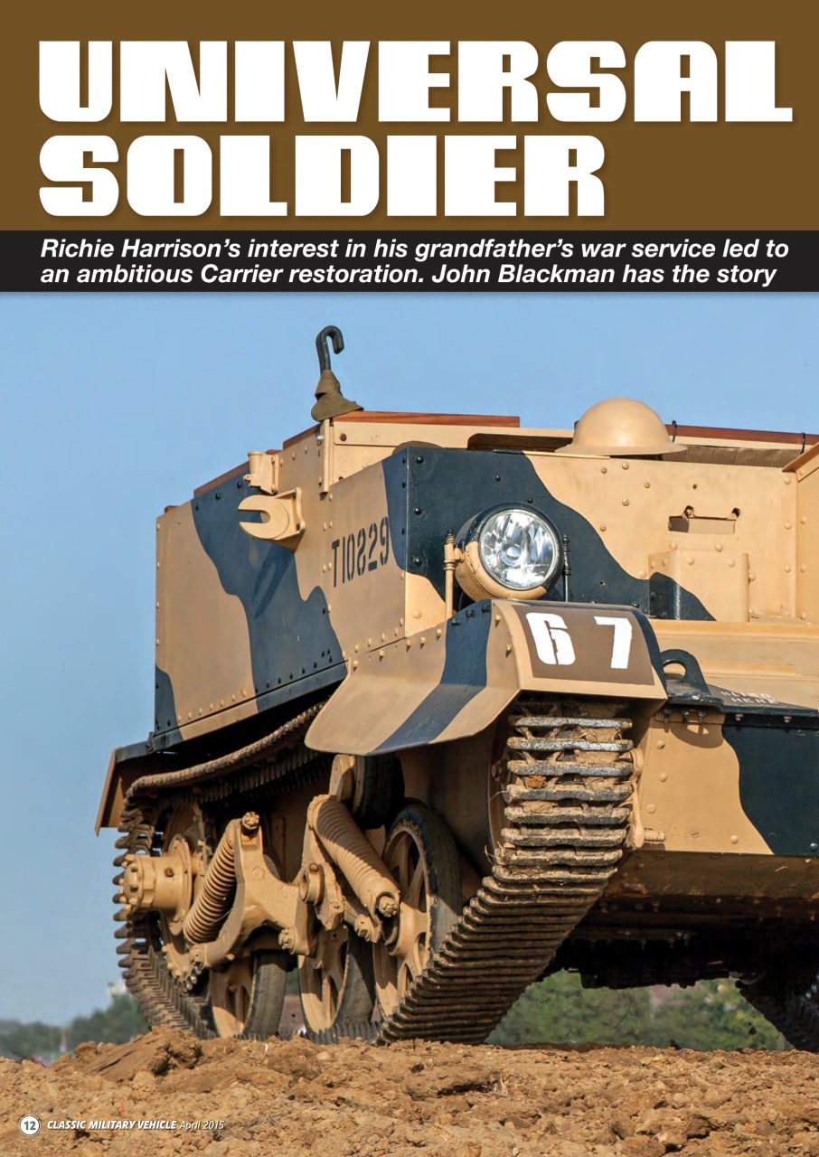 Classic Military Vehicle Preview Pages