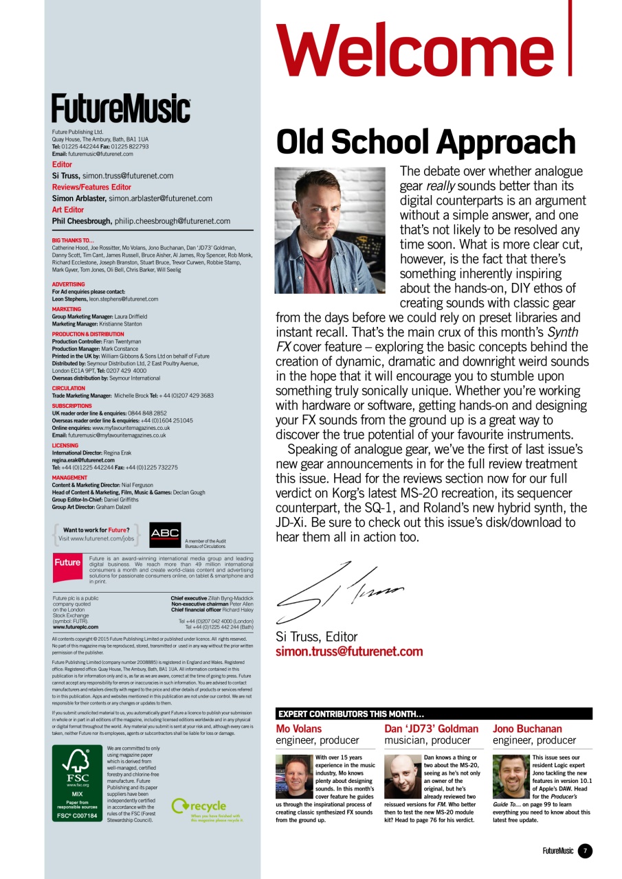 Future Music Preview Pages