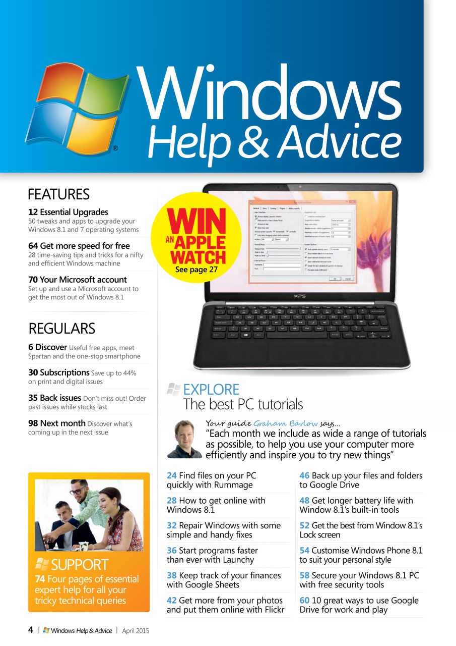 Windows Help & Advice Preview Pages