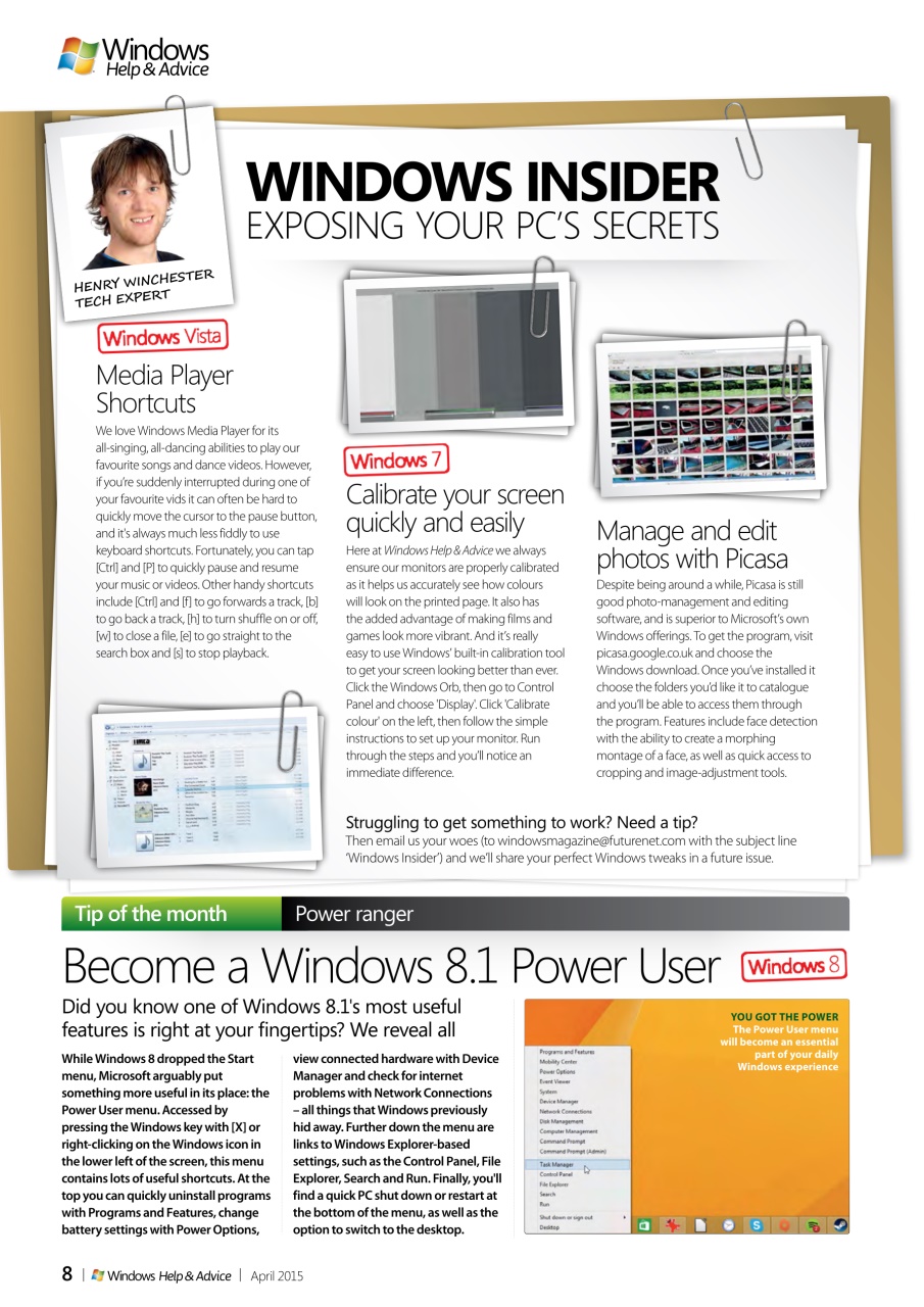 Windows Help & Advice Preview Pages