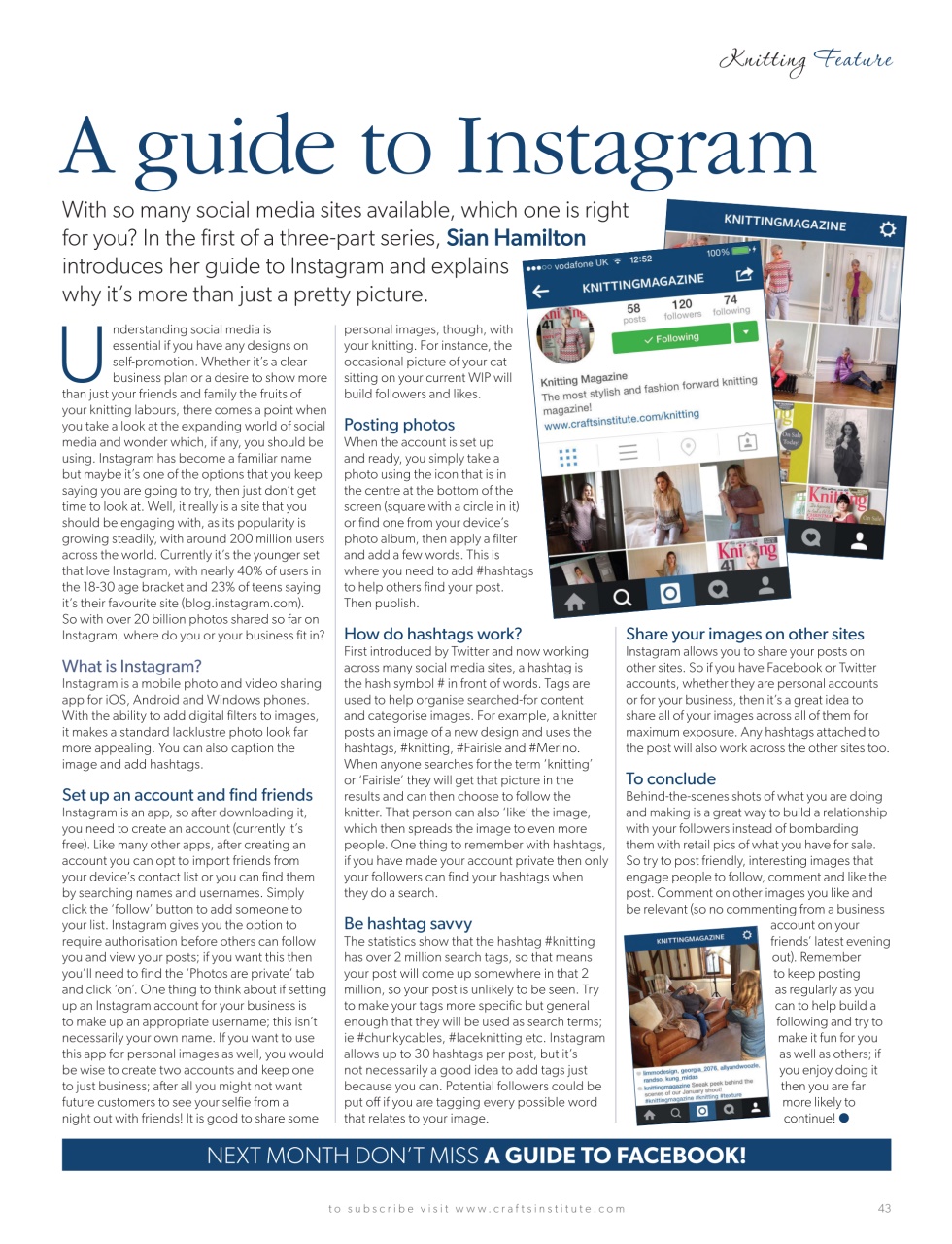 Knitting Preview Pages