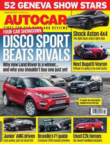 Autocar issue 11th March 2015