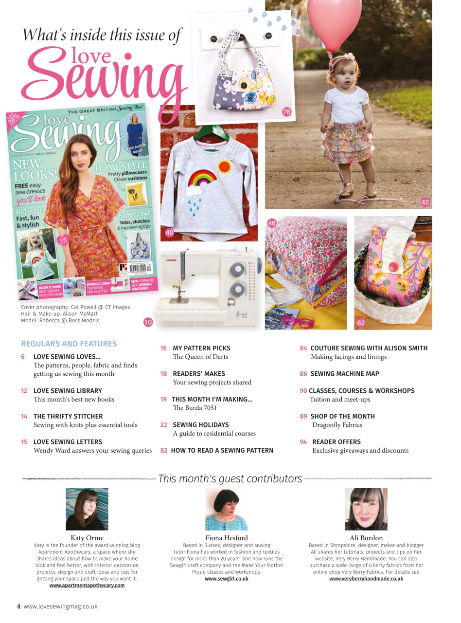 Love Sewing Preview Pages