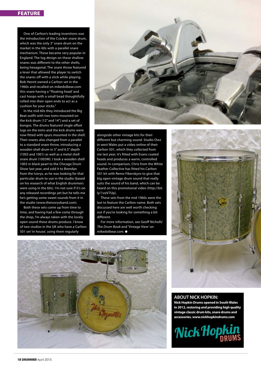 iDrum magazine: Never miss a beat Preview Pages