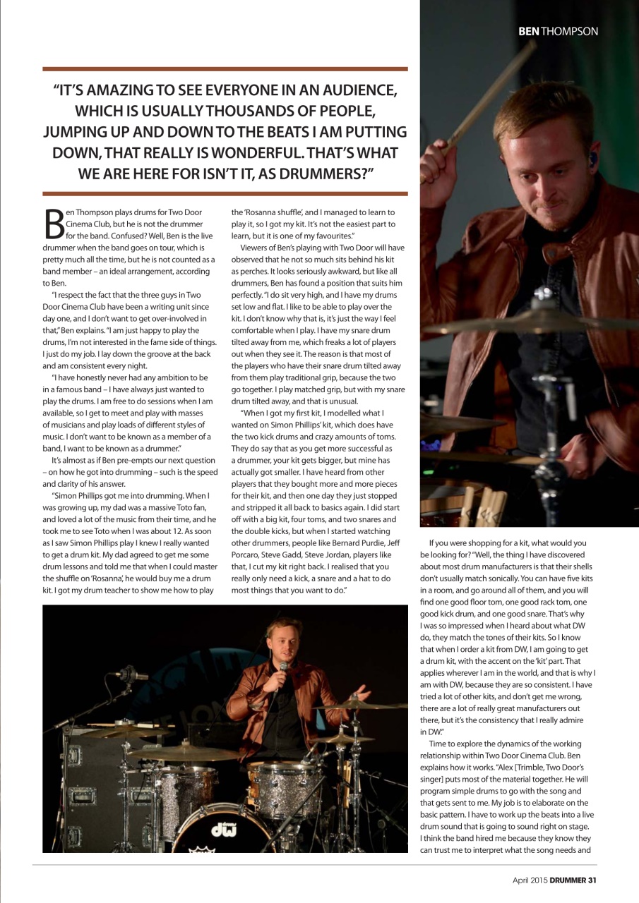 iDrum magazine: Never miss a beat Preview Pages