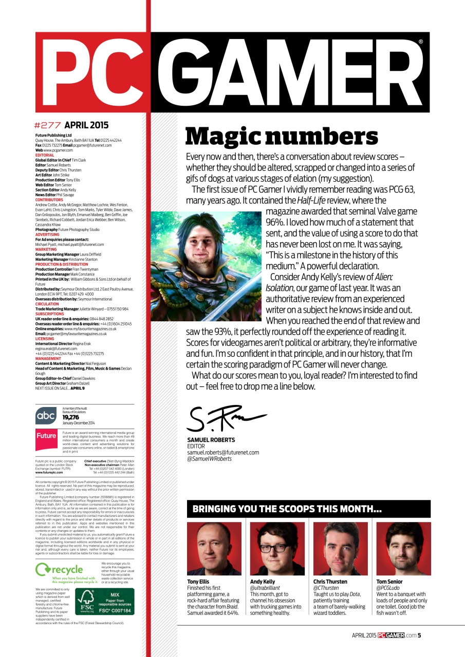 PC Gamer (UK Edition) Preview Pages