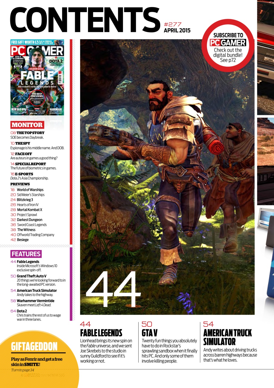PC Gamer (UK Edition) Preview Pages