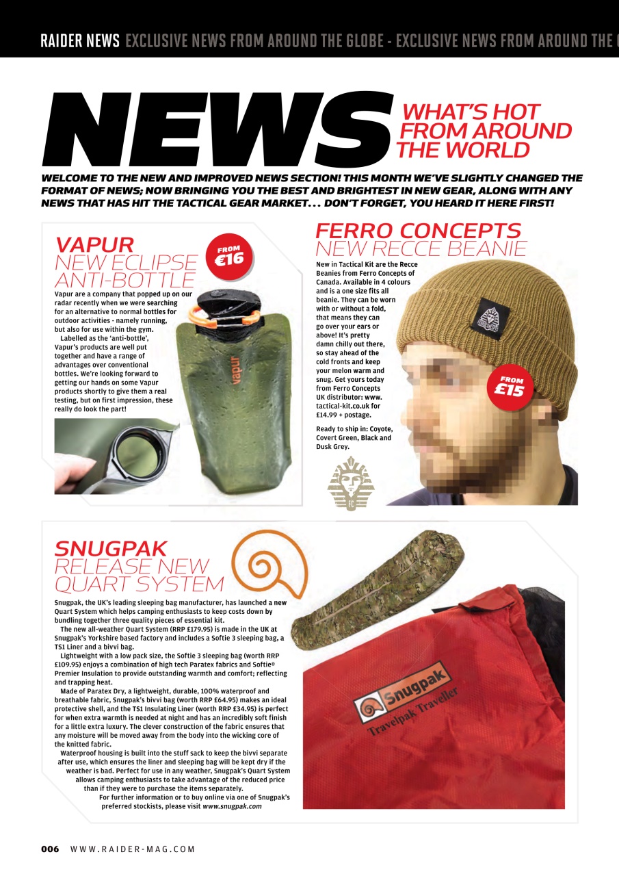 Raider Preview Pages
