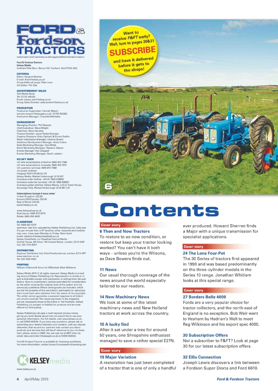 Ford & Fordson Preview Pages