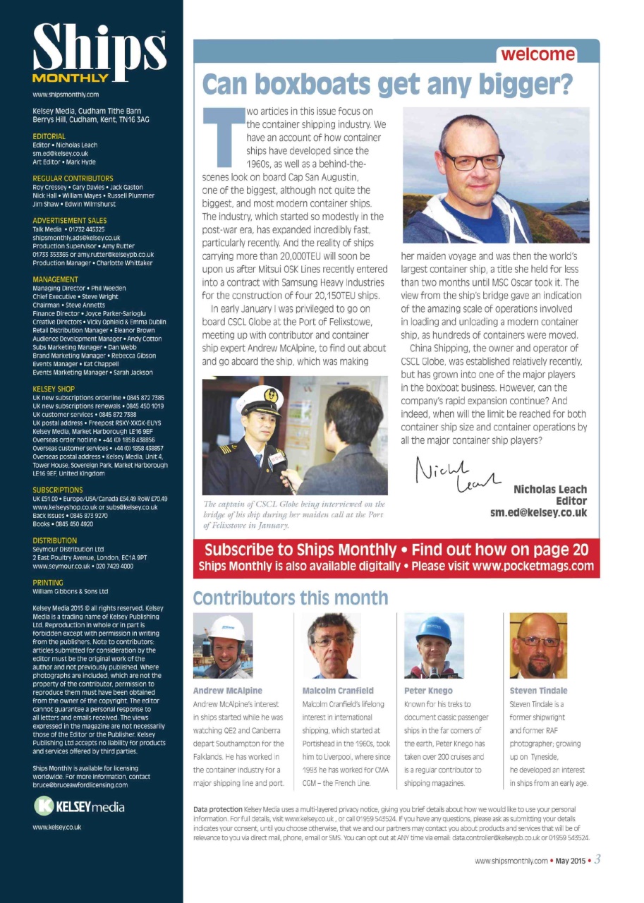 Ships Monthly Preview Pages
