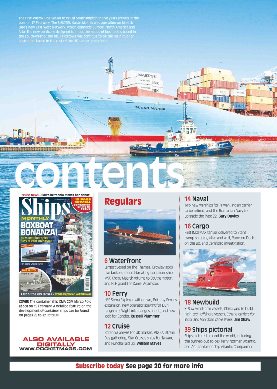 Ships Monthly Preview Pages