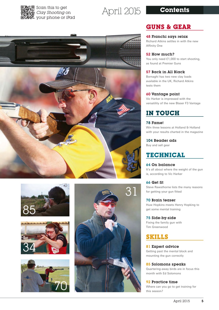 Clay Shooting Preview Pages