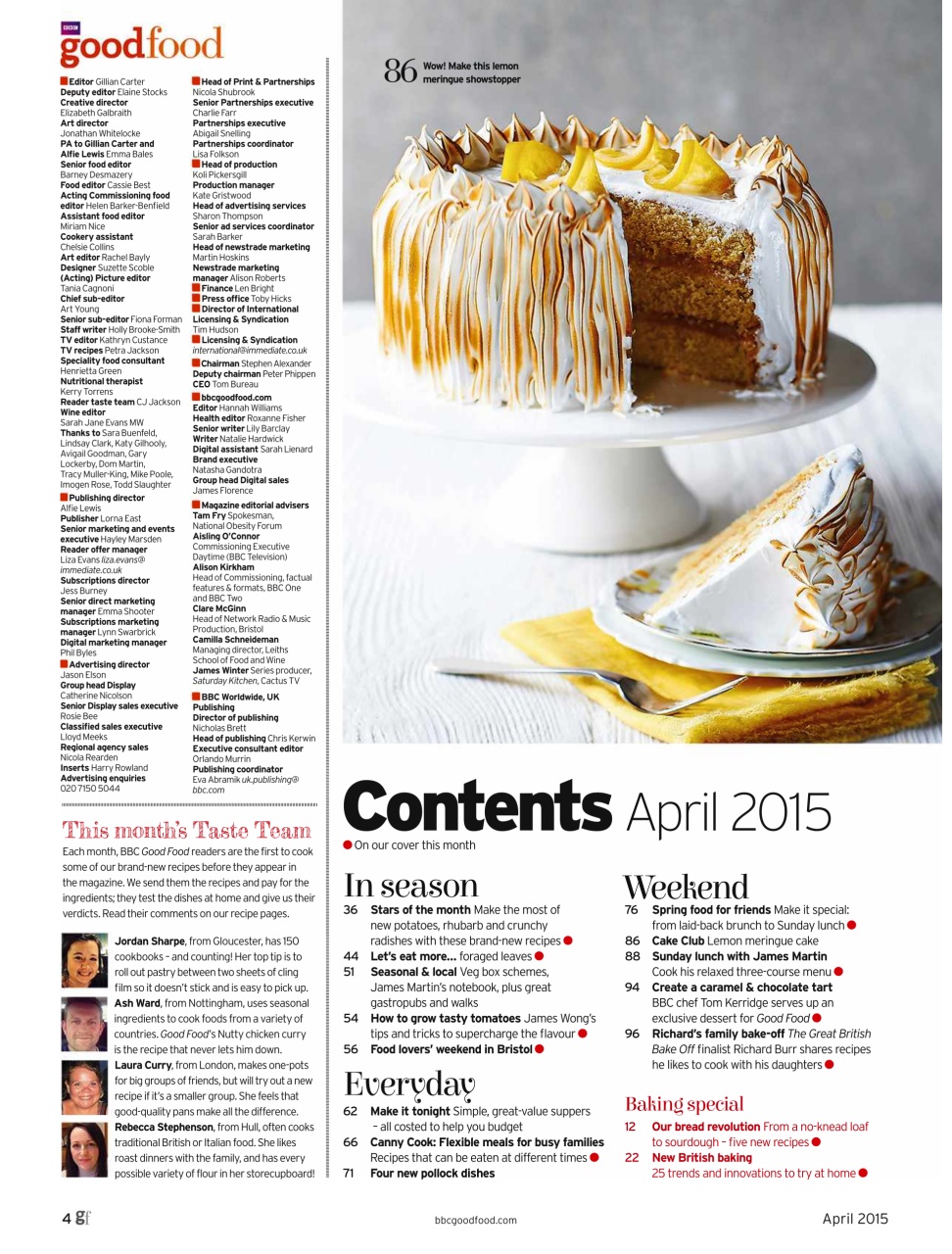 Good Food Magazine Preview Pages