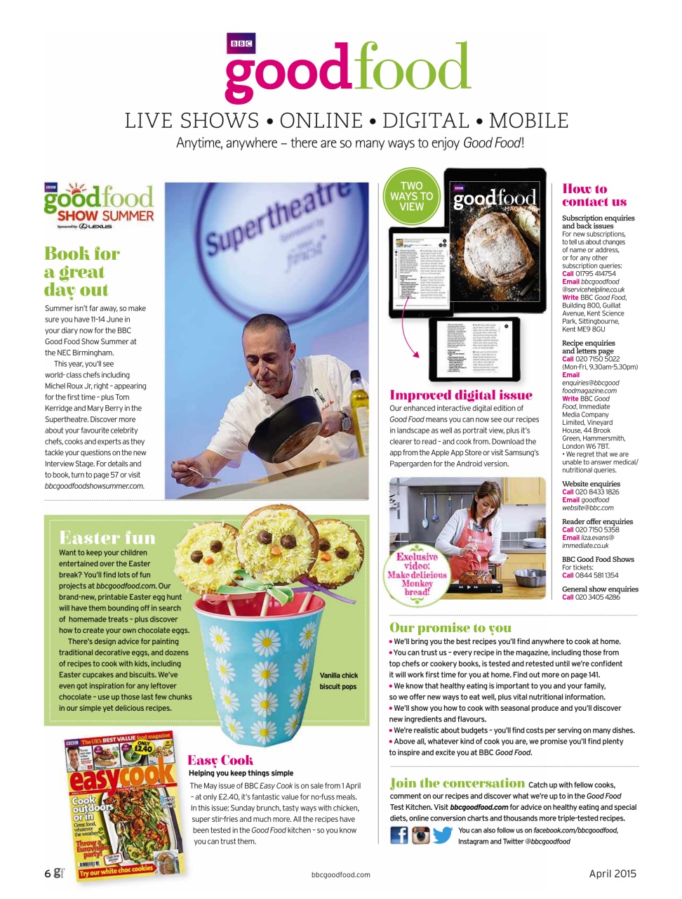 Good Food Magazine Preview Pages