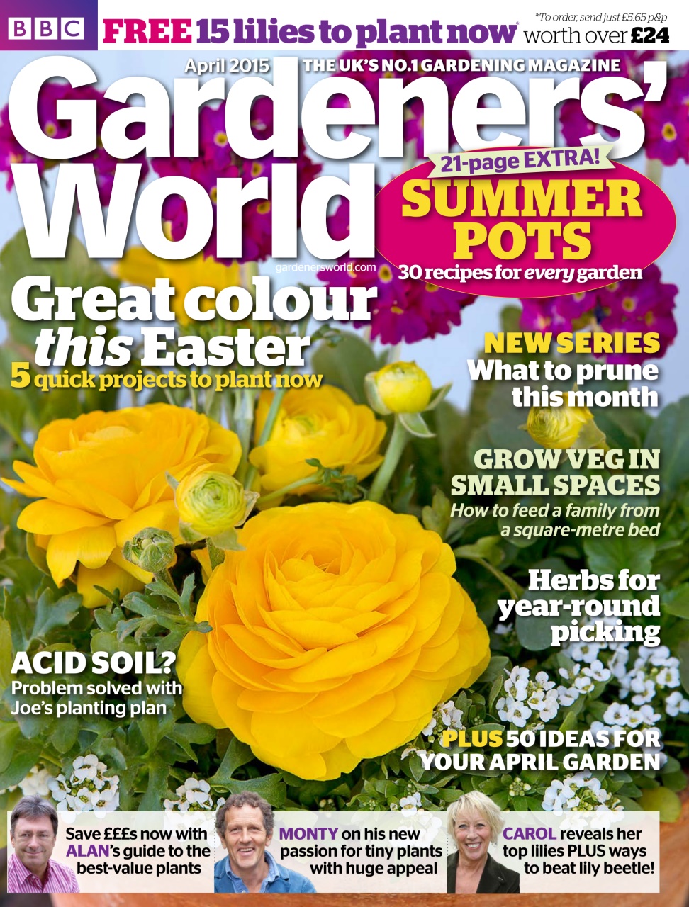 BBC Gardeners’ World Magazine Preview Pages