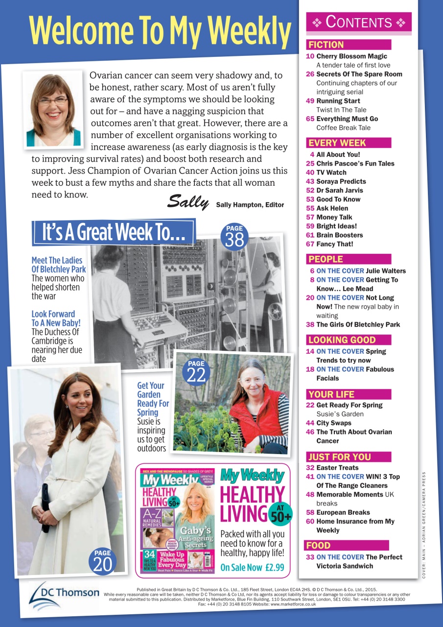 My Weekly Preview Pages