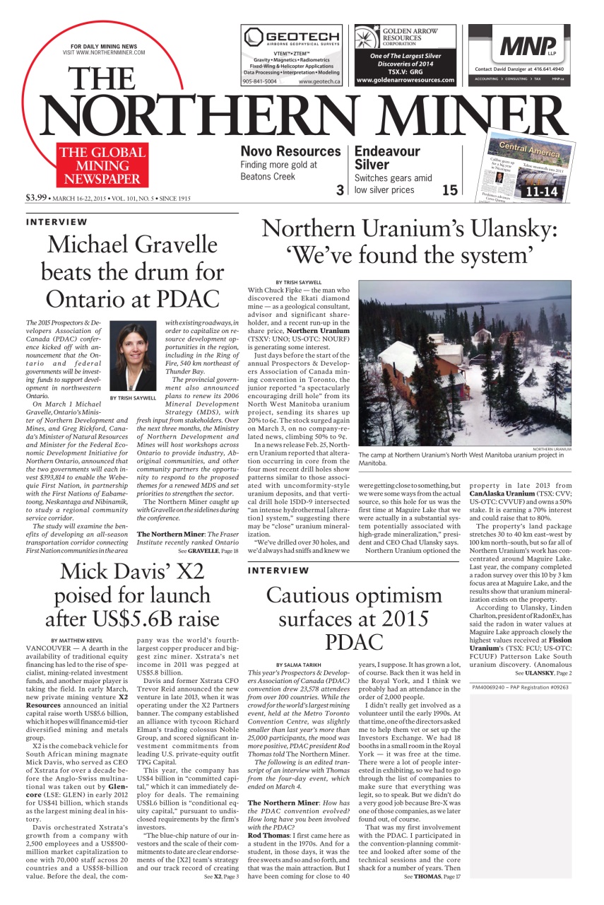 The Northern Miner Preview Pages