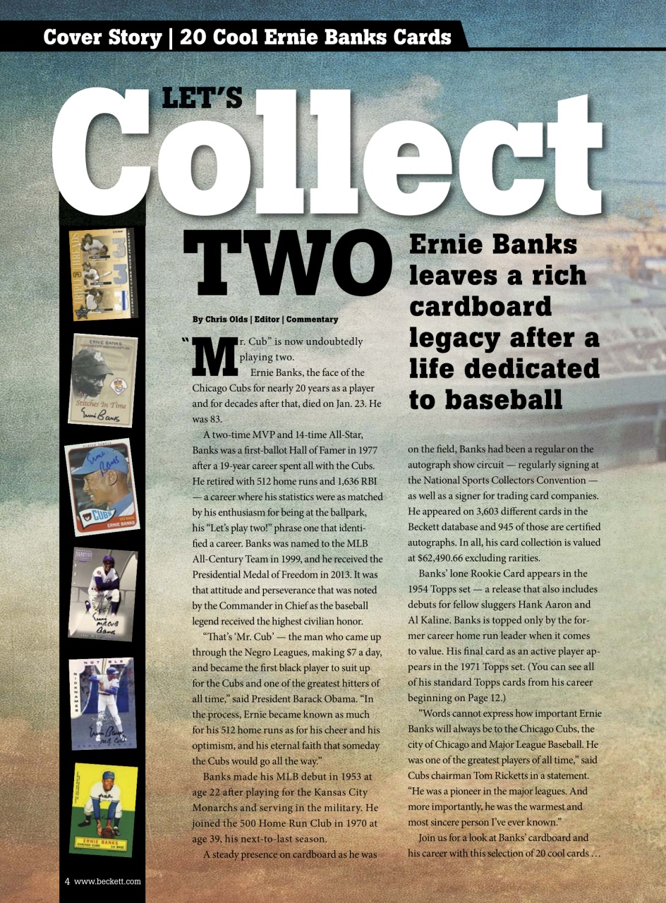 Beckett Baseball Magazine Preview Pages