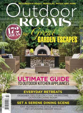 Romantic Homes issue Outdoor Rooms 2015