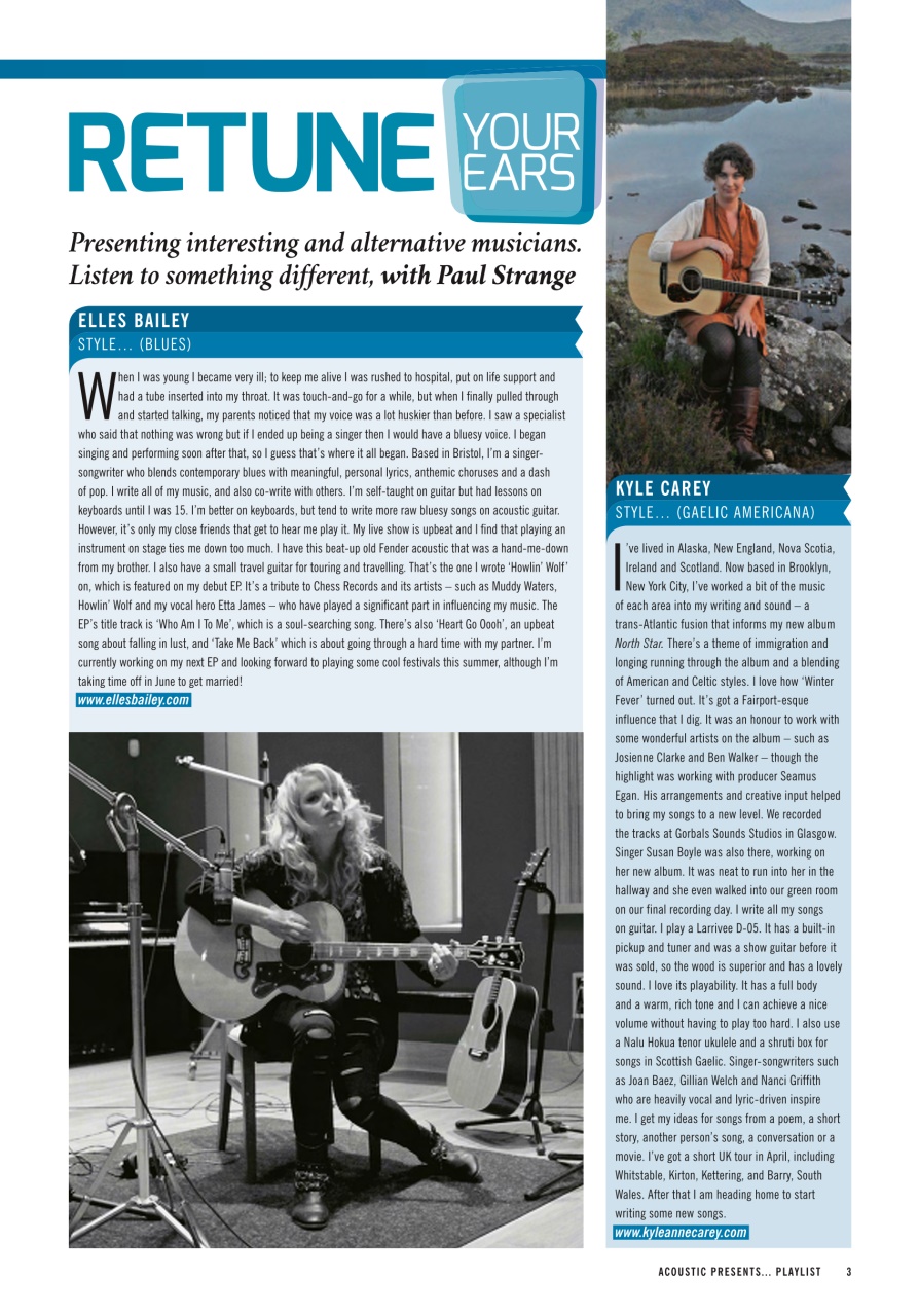 Acoustic Preview Pages