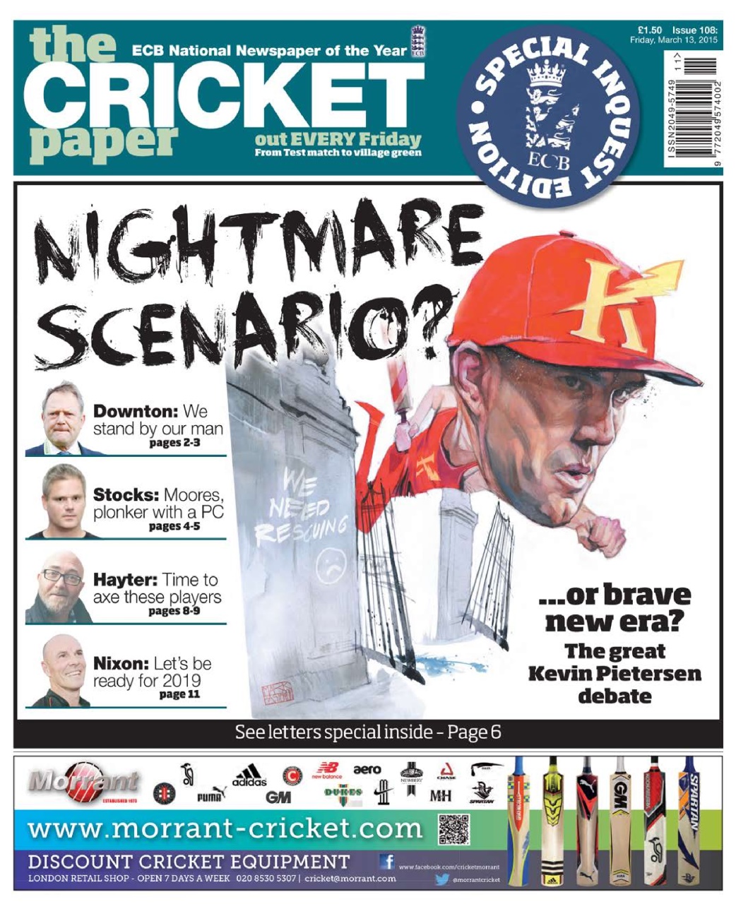 The Cricket Paper Preview Pages