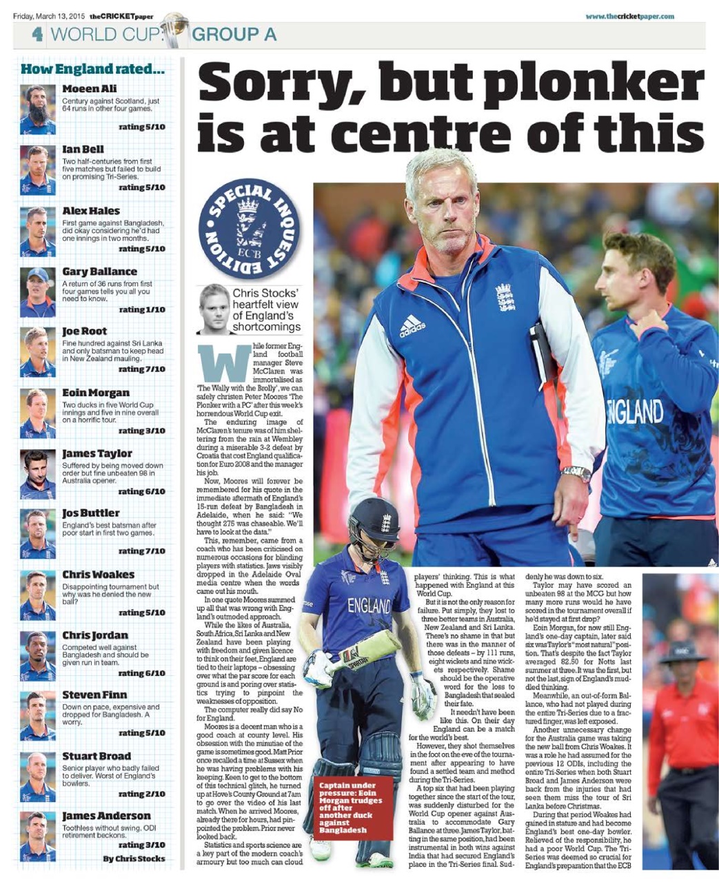 The Cricket Paper Preview Pages