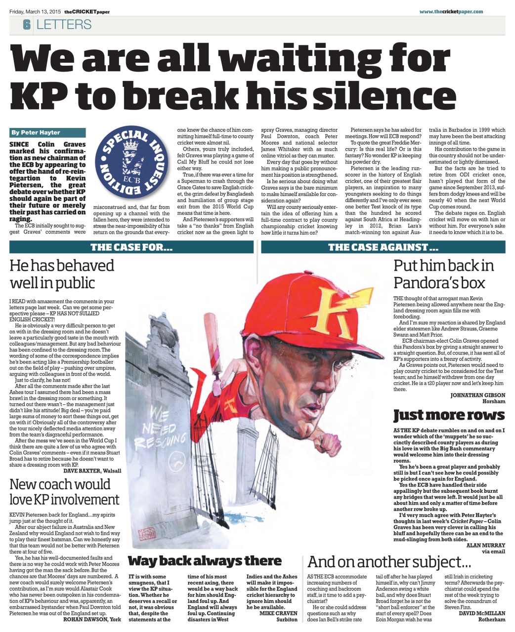 The Cricket Paper Preview Pages