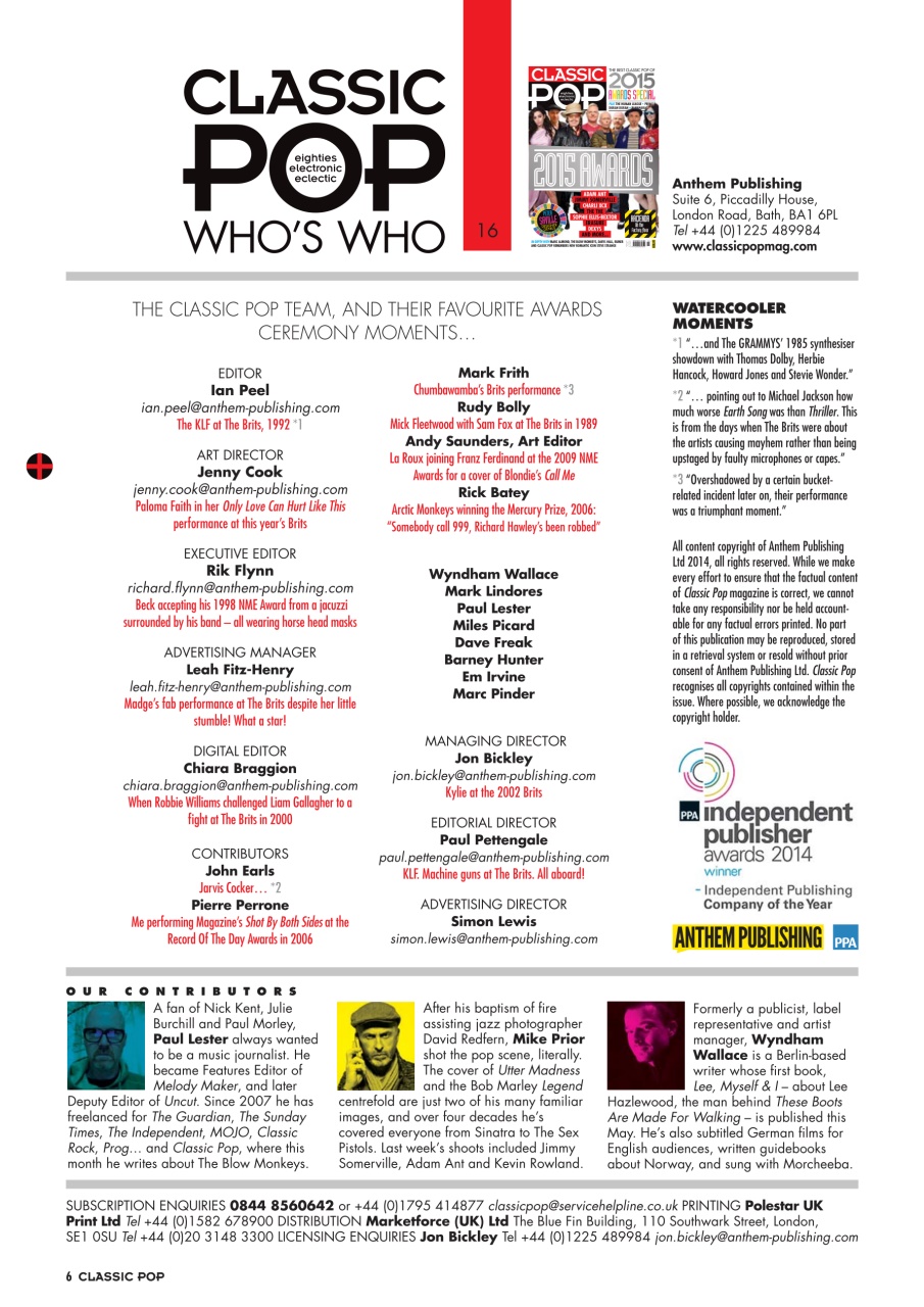 Classic Pop Preview Pages