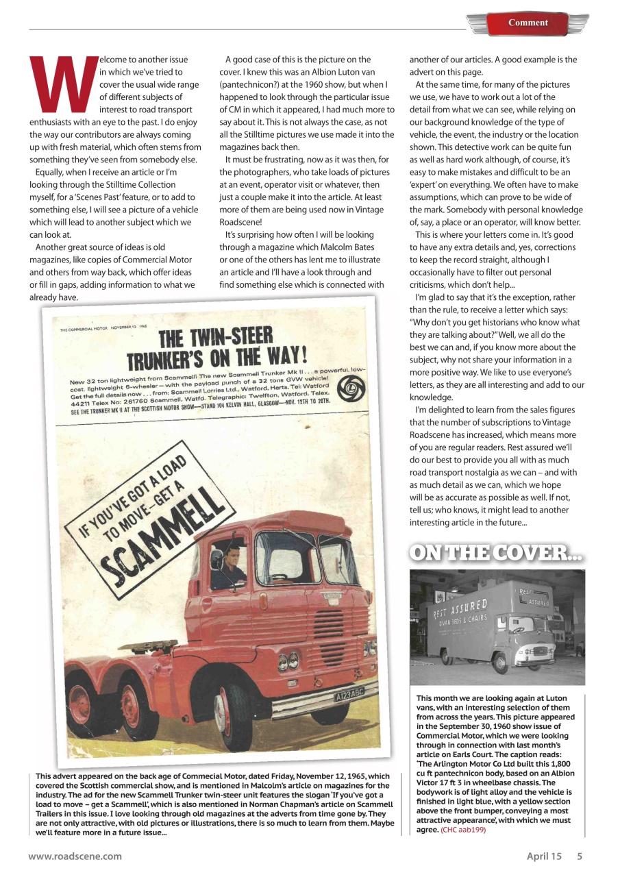 Vintage Roadscene Preview Pages