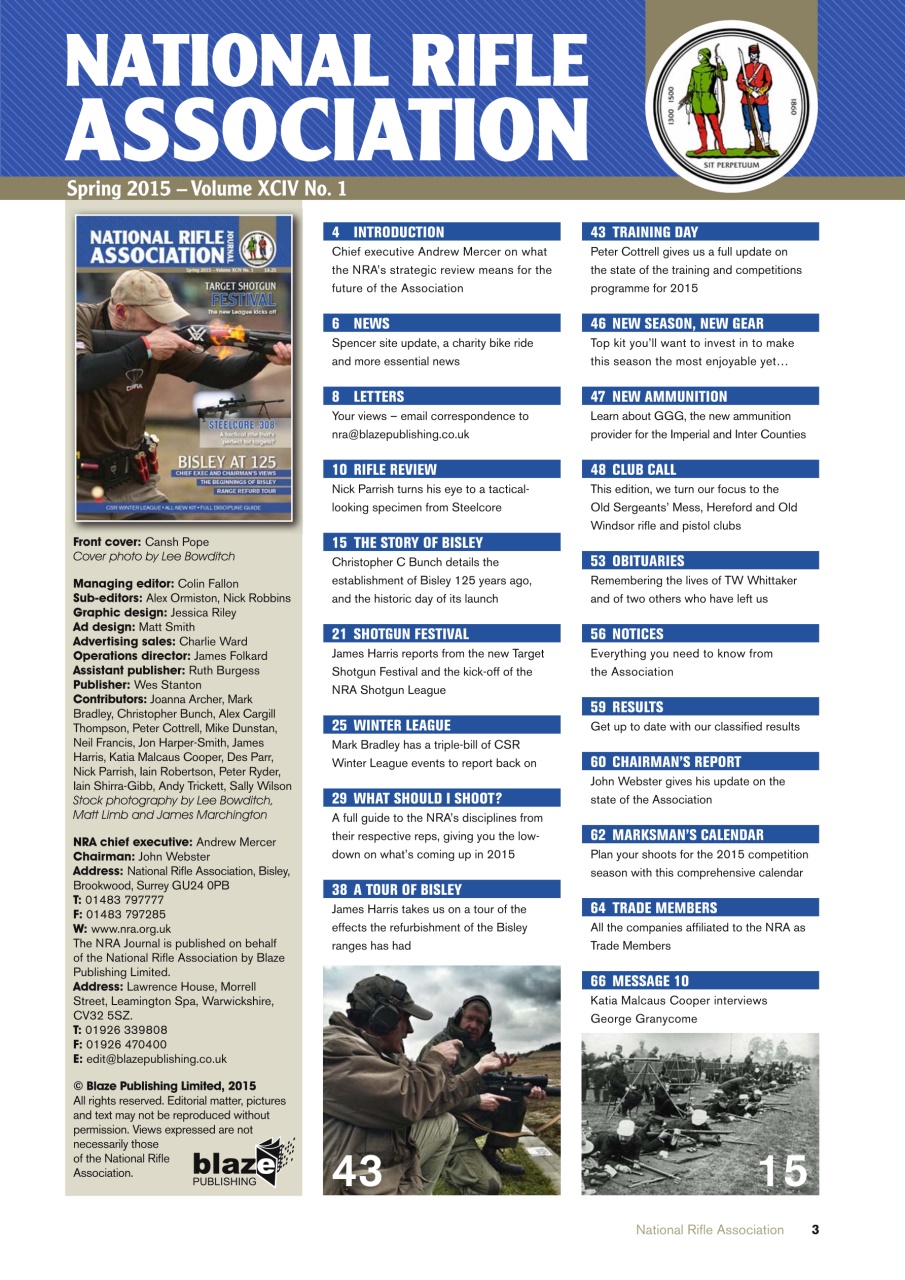 National Rifle Association Journal Preview Pages