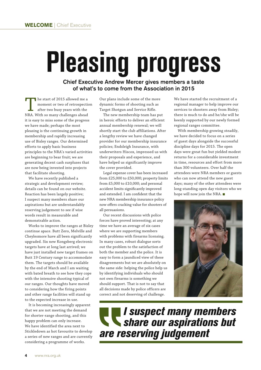 National Rifle Association Journal Preview Pages