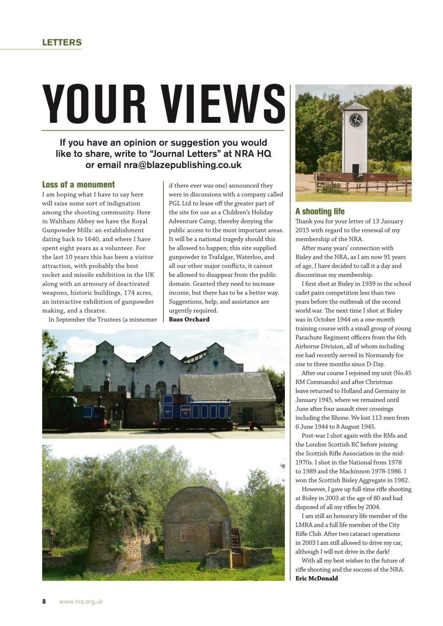 National Rifle Association Journal Preview Pages