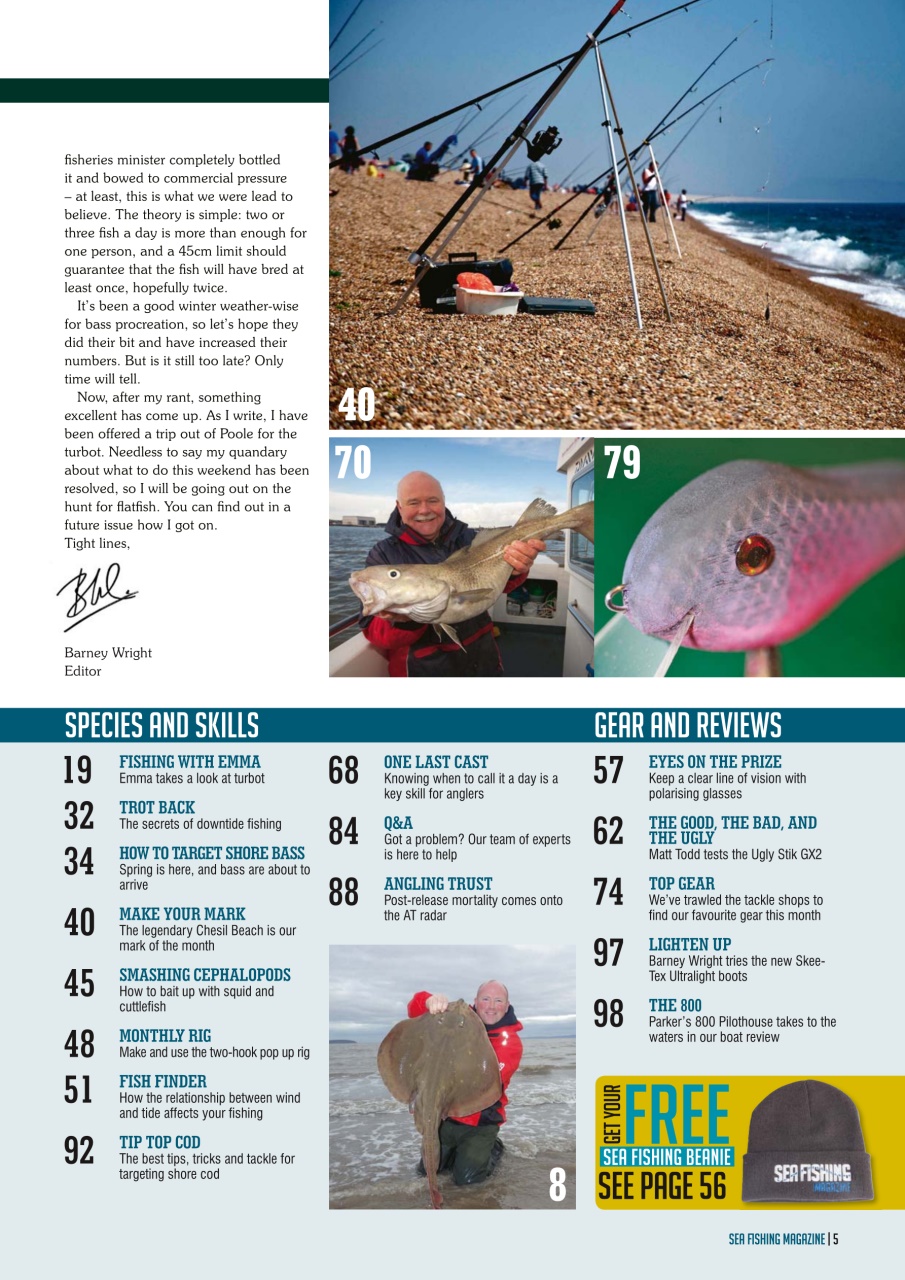 Sea Fishing Magazine Preview Pages