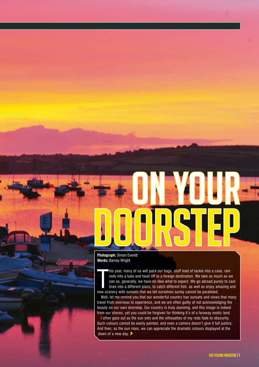 Sea Fishing Magazine Preview Pages