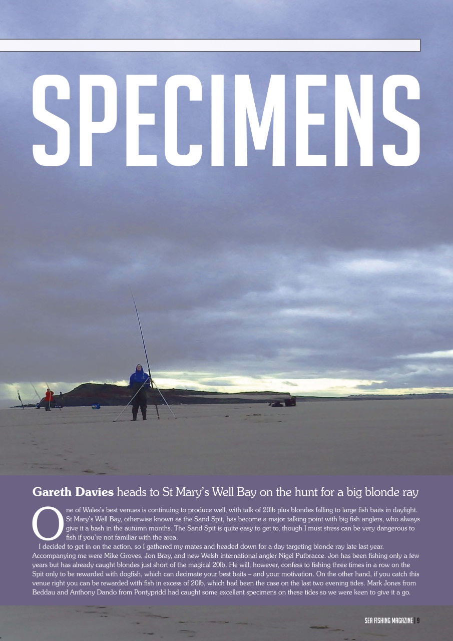 Sea Fishing Magazine Preview Pages