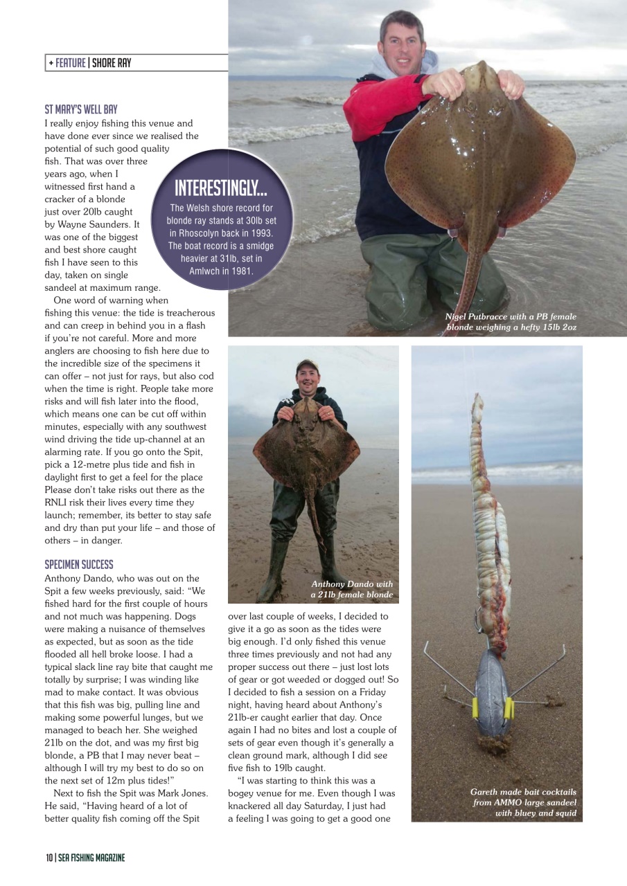 Sea Fishing Magazine Preview Pages