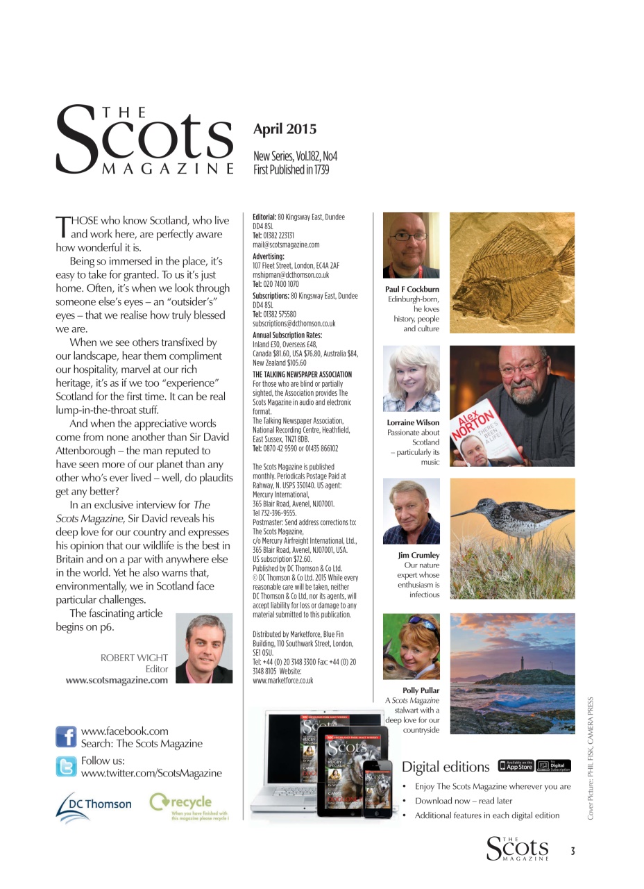 The Scots Magazine Preview Pages