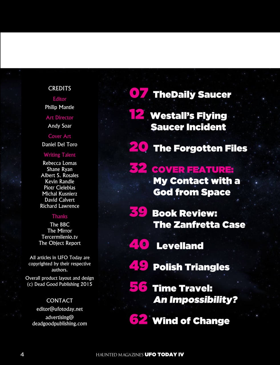 Haunted Magazine Preview Pages