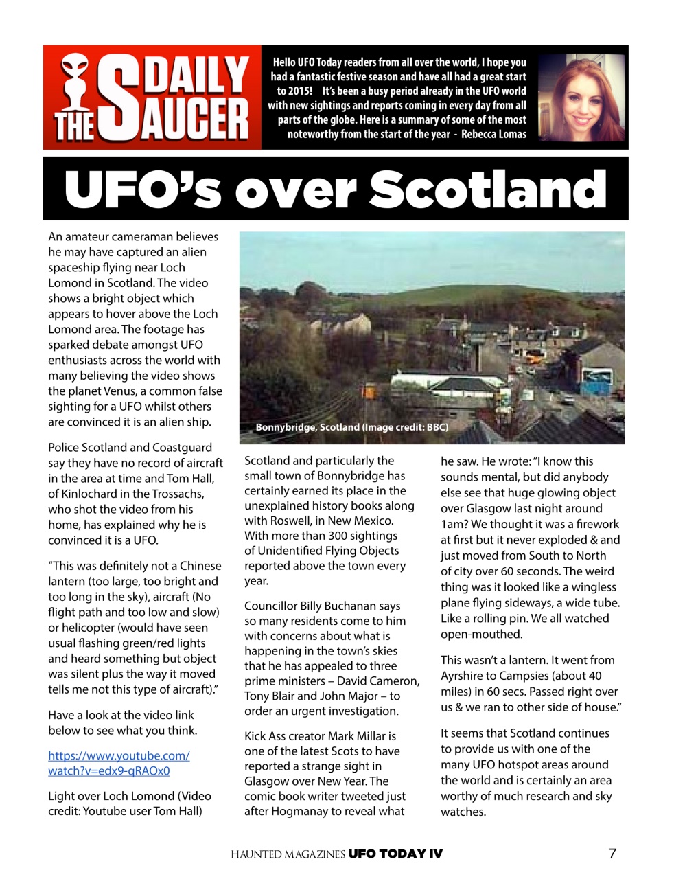 Haunted Magazine Preview Pages