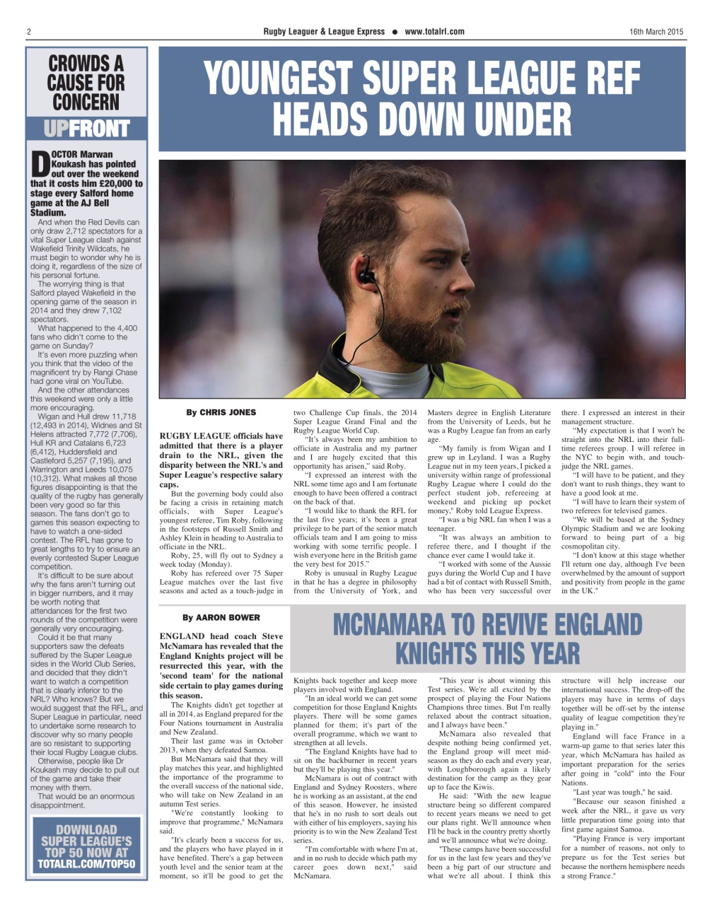 League Express Preview Pages