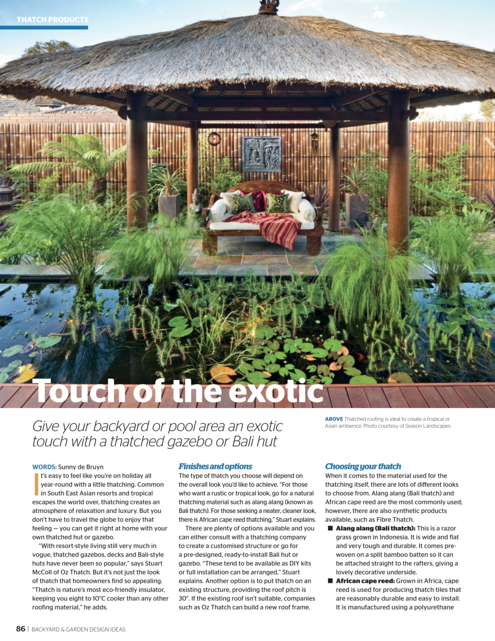 Backyard & Outdoor Living Preview Pages