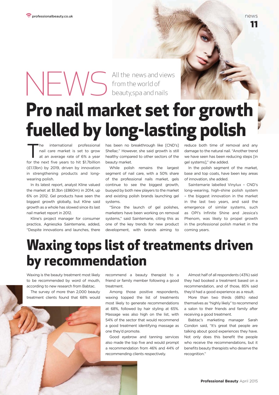 Professional Beauty Preview Pages